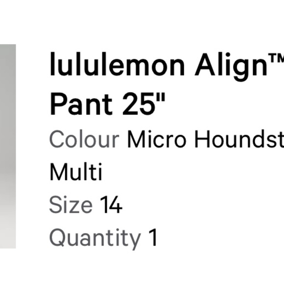 Lululemon Align Workout Set in Houndstooth Blue - Picture 6 of 7